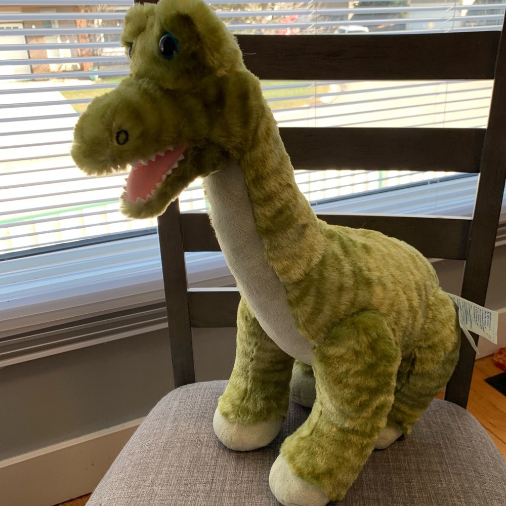 Build A Bear Green Brachiosaurs Dinosaur Plush